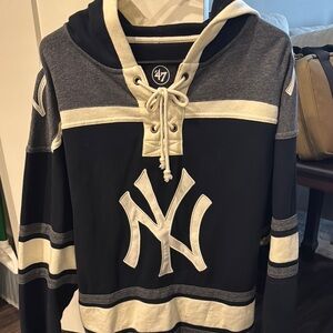 Black and Cream New York Yankees Hoodie